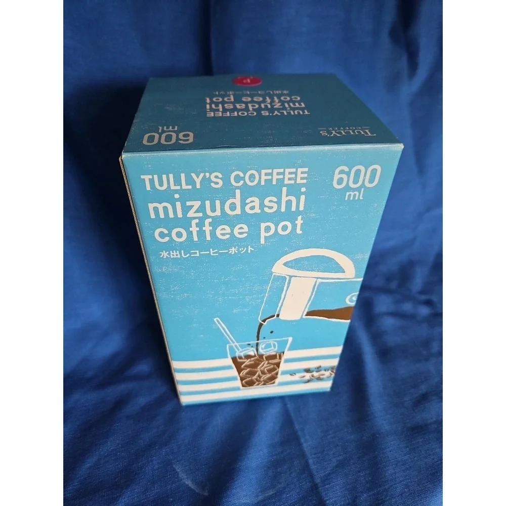 Tully's‎ Coffee Mizudashi Cold Brew Coffee Pot PINK 600ml Glass New